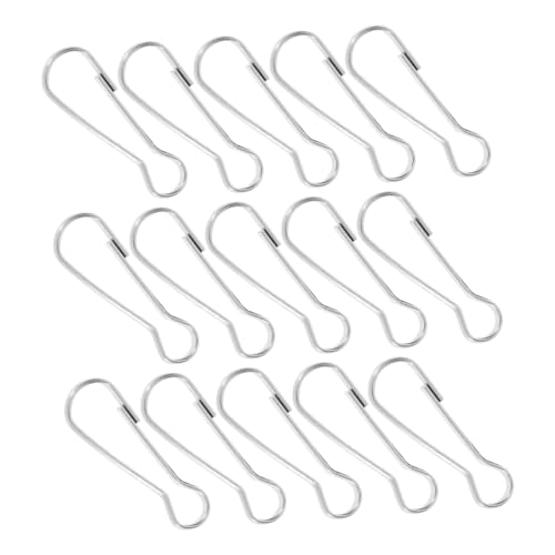 Hemobllo 30 Stück Teiliges Feder Snap Clip Robuster Lanyard Haken mit Zuverlässigem Federverschluss für Schlüsselanhänger Ausweise DIY Bastelarbeiten Bilderaufhängung und Schmuck von Hemobllo