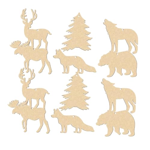 Hemobllo 30 Stück Teiliges Holzscheiben Wildtiere Naturbelassene Holzplatten zum Basteln Ungeschliffene Holz Ausschnitte für DIY Malprojekte und Wanddeko Langlebig und Sicher für Kreative Hemobllo 30 Stück Teiliges Holzscheiben Wildtiere Naturbelassene Holzplatten zum Basteln Ungeschliffene Holz Ausschnitte für DIY Malprojekte und Wanddeko Langlebig und Sicher für Kreative von Hemobllo