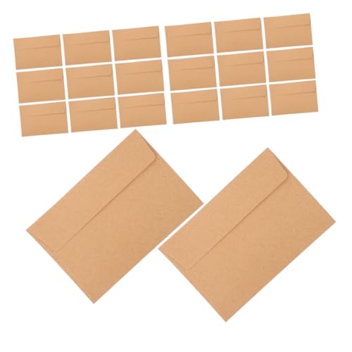 Hemobllo 30 Stück Teiliges Kleine Kraftpapier Umschläge Selbstklebend Stabil Geeignet für Einladungen Karten Fotos Büro Versand Hemobllo 30 Stück Teiliges Kleine Kraftpapier Umschläge Selbstklebend Stabil Geeignet für Einladungen Karten Fotos Büro Versand von Hemobllo