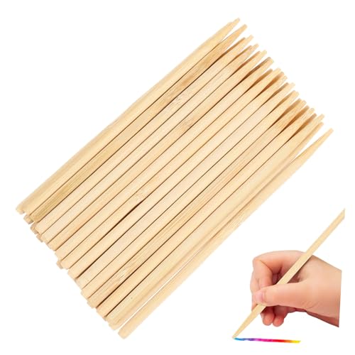 Hemobllo 30 Stück Teiliges Scratch Painting Bambus Stifte Professionelle Kratzwerkzeuge für Scratch Paper Glatte Sichere Holzstäbchen zum Basteln für Kinderkunstprojekte und DIY Hemobllo 30 Stück Teiliges Scratch Painting Bambus Stifte Professionelle Kratzwerkzeuge für Scratch Paper Glatte Sichere Holzstäbchen zum Basteln für Kinderkunstprojekte und DIY von Hemobllo