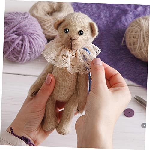 Hemobllo 300 Stück Kunststoff Sicherheitsaugen mit Nadelstift Puppenaugen für Nadelfilzen Häkeltiere und DIY Bastelprojekte Vielseitige Augen für Amigurumi und Wollfilztiere von Hemobllo