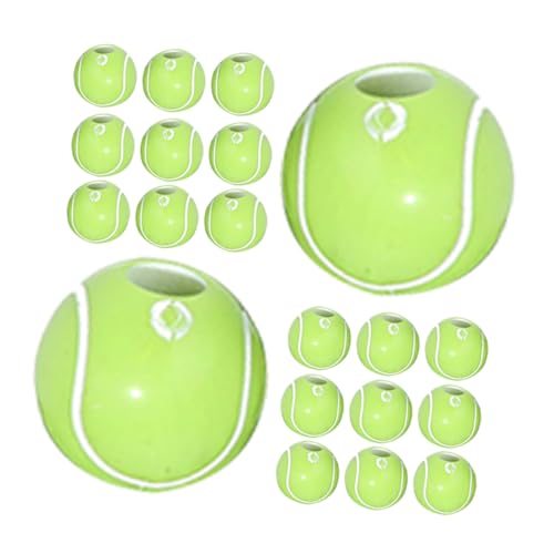 Hemobllo 300 Stück Tennisperlen Acryl Spacer Perlen für Schmuckherstellung DIY Armband Halskette Ohrring Basteln Robust für Perlen Schlüsselanhänger Craft Zubehör von Hemobllo