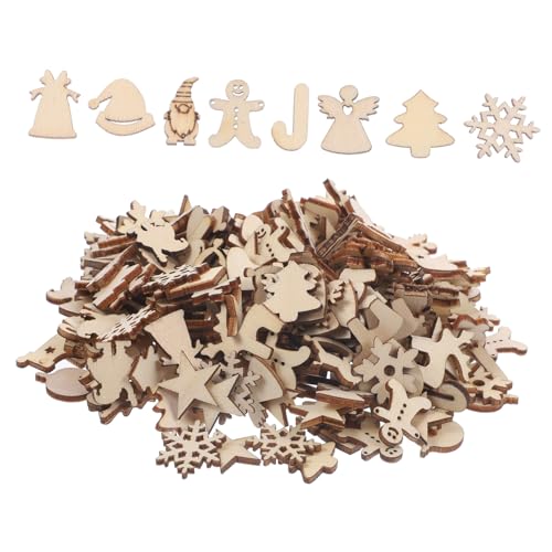 Hemobllo 300 Stück Weihnachtsdeko Holzscheiben zum Basteln Unbemalte Holzanhänger für DIY Baumschmuck Vielseitige Holzstücke für Weihnachtsbaum Wand und Tischdekoration Hemobllo 300 Stück Weihnachtsdeko Holzscheiben zum Basteln Unbemalte Holzanhänger für DIY Baumschmuck Vielseitige Holzstücke für Weihnachtsbaum Wand und Tischdekoration von Hemobllo