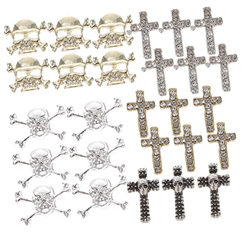 Hemobllo 30Stücke Halloween Nagelcharms Schädel Kürbis Nail Art Dekoration für DIY Maniküre Halloween Feiern für Naturnägel Hemobllo 30Stücke Halloween Nagelcharms Schädel Kürbis Nail Art Dekoration für DIY Maniküre Halloween Feiern für Naturnägel von Hemobllo