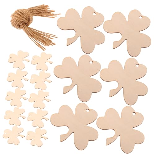 Hemobllo 30Stücke Holz Ausschnitte für DIY Bastelprojekte Unbehandelt Langlebig für Partys und Hochzeiten Perfektes Zubehör für Handarbeiten von Hemobllo