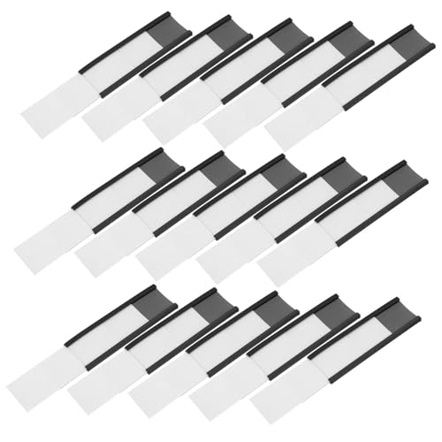 Hemobllo 30Stücke Praktischer Magnetischer Etikettenhalter und Tragbar für Lagerregale Maschinen Schränke und Türen Installieren und Entfernen von Hemobllo