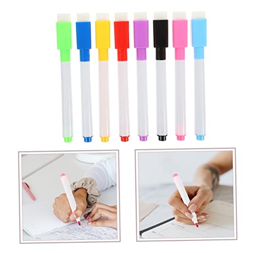 Hemobllo 32 Stück Teiliges Whiteboard Marker Abwischbar Wasserbasierte Farbige Whiteboard Stifte Verschleißfest Kreative Trockenmarker für Schule Büro Zuhause Komfortables Schreiben von Hemobllo