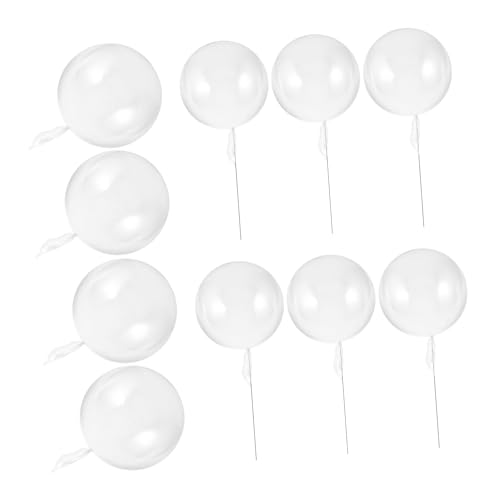 Hemobllo 35 Stück Bobo-Ball luftballons klarer Ballon transparenter Ballon klare Blasenballons Plastik von Hemobllo