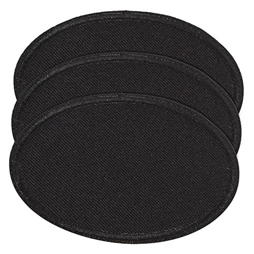 Hemobllo 3Stücke Selbstklebende Patches für Applikationen Ovaler Reparaturflicken für Jacken Jeans Hüte zur Dekoration Verlängerung von Hemobllo