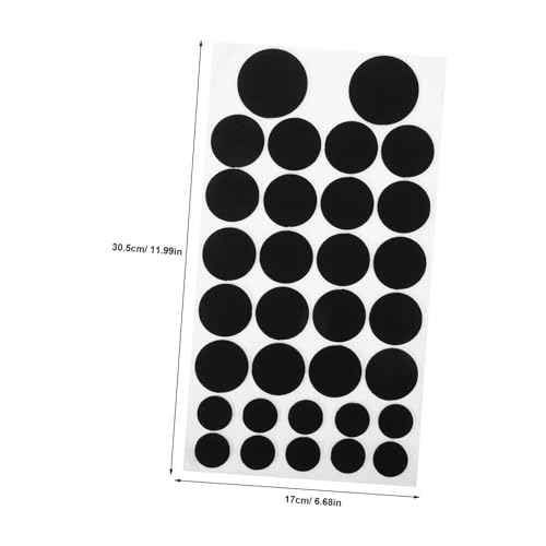 Hemobllo 4 Blätter Selbstklebende Filzpunkte Schwarz Langlebige DIY Filzkreise für Kleidung und Haustierdekoration Vielseitige Bastelmaterialien für Kreative Handarbeiten und Fasching Hemobllo 4 Blätter Selbstklebende Filzpunkte Schwarz Langlebige DIY Filzkreise für Kleidung und Haustierdekoration Vielseitige Bastelmaterialien für Kreative Handarbeiten und Fasching von Hemobllo