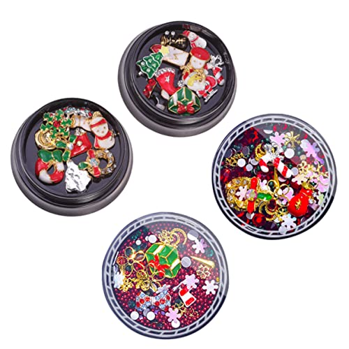 Hemobllo 4 Boxen Weihnachts Nagelsteine Nail Art Rhinestones Snowflake Manicure Charms für Natürliche und Künstliche Nägel Festliche Nail Geschenkidee Hemobllo 4 Boxen Weihnachts Nagelsteine Nail Art Rhinestones Snowflake Manicure Charms für Natürliche und Künstliche Nägel Festliche Nail Geschenkidee von Hemobllo