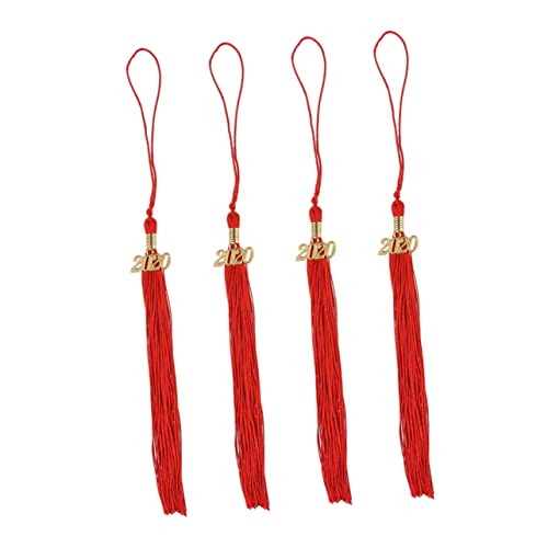 Hemobllo 4 Stück 2020 Arzt Hut Dekoration Grad Hüte Party Meister Hut Kappen Quasten Guaduate-Quaste Accessoires für die Abschlusssaison Junggesellenhut- rot Hemobllo 4 Stück 2020 Arzt Hut Dekoration Grad Hüte Party Meister Hut Kappen Quasten Guaduate-Quaste Accessoires für die Abschlusssaison Junggesellenhut- rot von Hemobllo