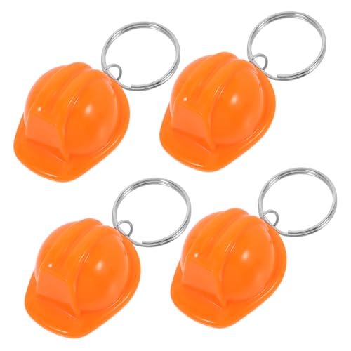Hemobllo 4 Stück Helm Schlüsselanhänger Bauhelm Mit Mini Bauhelm Schlüsselanhänger Schlüsselanhänger Für Männer Bauhelm Schlüsselanhänger Für Partygeschenke Miniatur Bauhelm Für Auto von Hemobllo