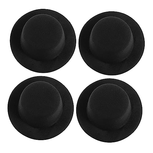 Hemobllo 4 Stück Mini Puppenhüte aus Schwarzem Filz Handgefertigter für DIY Puppen Kleidung Dekoration für Schneemann Basteln Weihnachtsmütze und Kleine Hüte Accessoires Hemobllo 4 Stück Mini Puppenhüte aus Schwarzem Filz Handgefertigter für DIY Puppen Kleidung Dekoration für Schneemann Basteln Weihnachtsmütze und Kleine Hüte Accessoires von Hemobllo