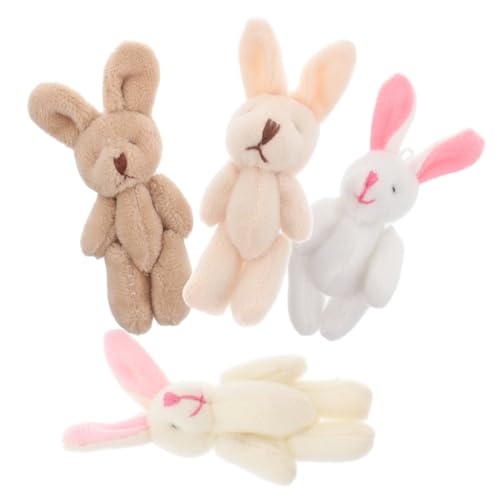 Hemobllo 4 Stück Plüschtier Puppe DIY liefert Plüsch-Häschen- Plüschhasen-Ornament Mini Sachen Handwerk Charme Schmuck hängen ausgestopft winzig Anhängerdekor Kleidung kurzer Plüsch Hemobllo 4 Stück Plüschtier Puppe DIY liefert Plüsch-Häschen- Plüschhasen-Ornament Mini Sachen Handwerk Charme Schmuck hängen ausgestopft winzig Anhängerdekor Kleidung kurzer Plüsch von Hemobllo