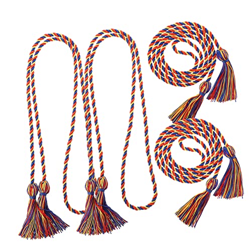 Hemobllo 4 Stück Teiliges Abschluss Ehrenseil Blaublau Gold Rot Verschleißfestes Polyester Langlebig Klassisches Design für Bachelor Abschlusskleidung und Partydekoration Hemobllo 4 Stück Teiliges Abschluss Ehrenseil Blaublau Gold Rot Verschleißfestes Polyester Langlebig Klassisches Design für Bachelor Abschlusskleidung und Partydekoration von Hemobllo