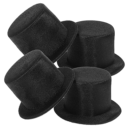 Hemobllo 4 Stück Teiliges Mini Zylinderhüte aus Weichem Kleine Dekorative Weihnachtsmützen für Puppen Schneemänner und DIY Bastelprojekte Schwarze Mini Top Hats Langlebig und Komfortabel Hemobllo 4 Stück Teiliges Mini Zylinderhüte aus Weichem Kleine Dekorative Weihnachtsmützen für Puppen Schneemänner und DIY Bastelprojekte Schwarze Mini Top Hats Langlebig und Komfortabel von Hemobllo