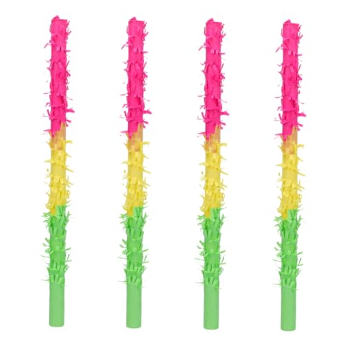 Hemobllo 4 Stück Teiliges Piñata Buntes Partyspiel Zubehör Kindergeburtstag Fiesta Party Favor für Fröhliche und Süßigkeiten Zertrümmerung von Hemobllo