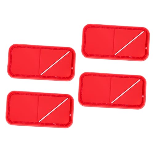 Hemobllo 4 Stück Teiliges Positive Blutgruppen Patches PVC mit Langlebig Hellfarbig für Kleidung Rucksäcke Outdoor Sport und Notfallkennzeichnung von Hemobllo