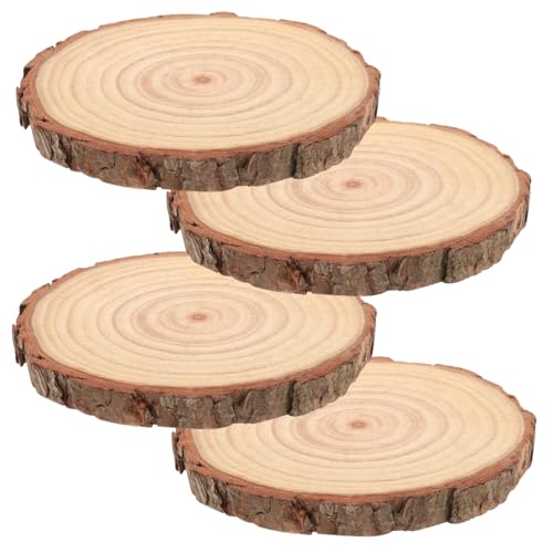 Hemobllo 4 Stück Unbehandelte Runde Holzscheiben Teilig Dicke Naturholz Scheiben zum Basteln Malen Dekoration Vielseitige Holzstücke für Kreative Handwerksprojekte Hemobllo 4 Stück Unbehandelte Runde Holzscheiben Teilig Dicke Naturholz Scheiben zum Basteln Malen Dekoration Vielseitige Holzstücke für Kreative Handwerksprojekte von Hemobllo