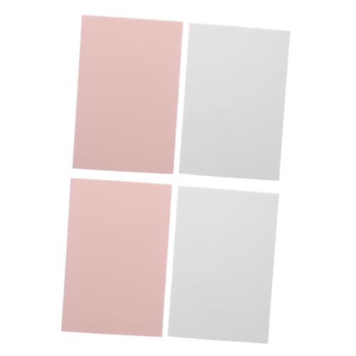 Hemobllo 4-teiliges Linoleum-schnitzset Für Die Druckgrafik, Linolschnittblock Aus Gummi, Stempelherstellungsset, Weiches Stempel-schnitzset Für Heimwerkerarbeiten, Rosa/weiß von Hemobllo