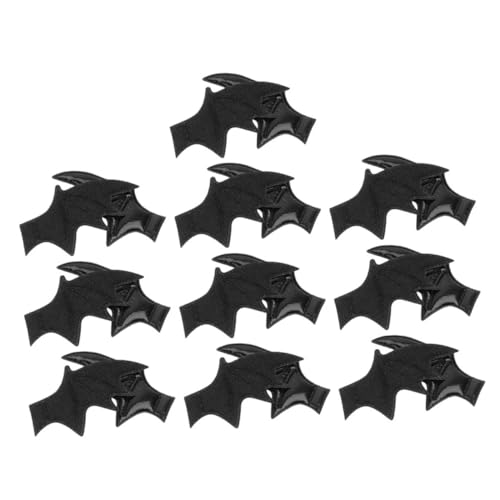 Hemobllo 40 Stück Teiliges Halloween Fledermausflügel DIY Zubehör für Kleidung und Haarschmuck Weiche Bequeme Applikationen für Kostüm und Partydeko Teufelsflügel Design Vielseitig von Hemobllo