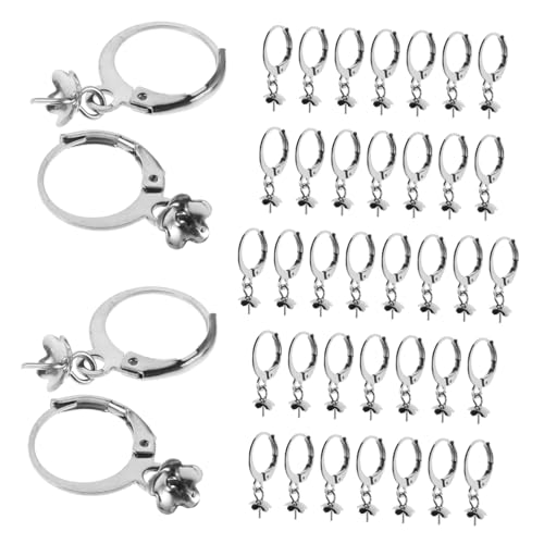 Hemobllo 40 Stück Teiliges Ohrhaken French Hook Ohrdraht für Schmuckherstellung Langlebig Elegant Vielseitig Geeignet für Alltag und Besondere Anlässe von Hemobllo