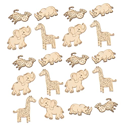 Hemobllo 40 Stück Teiliges Unvollendeter Holz Tierfiguren Glatte Kanten Sichere DIY Holzanhänger zum Bemalen Basteln und Dekorieren Langlebige Naturholzscheiben für Kreative Tierdeko Hemobllo 40 Stück Teiliges Unvollendeter Holz Tierfiguren Glatte Kanten Sichere DIY Holzanhänger zum Bemalen Basteln und Dekorieren Langlebige Naturholzscheiben für Kreative Tierdeko von Hemobllo