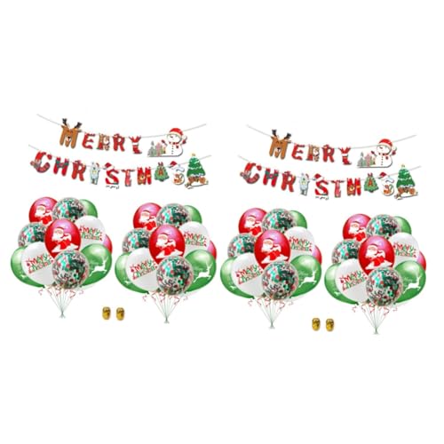 Hemobllo 46 Stück 12 Weihnachtsfeiertagsdekoration Weihnachtliche Latexballons Vintage Weihnachtsammer Weihnachtsthema Dekorationen Partyzubehör Für Das Neue Jahr Konfetti Weihnachten von Hemobllo