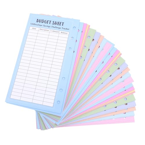 Hemobllo 48Blätter Binder Challenge Blätter Nachfüllblätter für Geldsparen Budgetverfolgung und Finanzmanagement für Ordner und Sparziele Herausforderung Hemobllo 48Blätter Binder Challenge Blätter Nachfüllblätter für Geldsparen Budgetverfolgung und Finanzmanagement für Ordner und Sparziele Herausforderung von Hemobllo