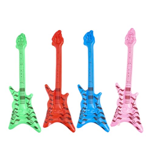 Hemobllo 4Er Set Aufblasbare Rock Musik instrumente gitarre sprengen Partydekorationen zum Thema Musik Mikrofon aufblasen Trolle-Partydekorationen gefälschte Luftballons PVC Hemobllo 4Er Set Aufblasbare Rock Musik instrumente gitarre sprengen Partydekorationen zum Thema Musik Mikrofon aufblasen Trolle-Partydekorationen gefälschte Luftballons PVC von Hemobllo