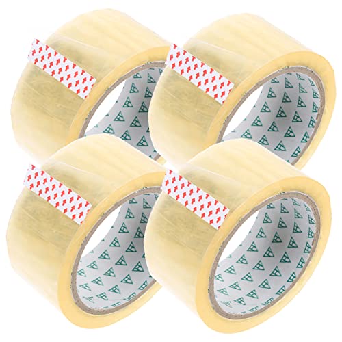 Hemobllo 4Rollen Transparentes Verpackungsband Klebeband für Kartonversand pro Rolle Stark und Langlebig für Geschenkverpackungen Klebeband für Einfache von Hemobllo