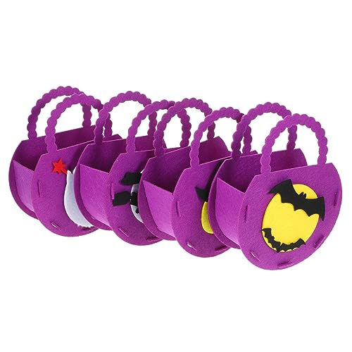 Hemobllo 4Stücke Halloween Süßigkeitstaschen Gruselige Cartoon Handtaschen für Partybedarf zum Sammeln von Süßigkeiten und Kleinen Geschenken für Halloween Feiern Hemobllo 4Stücke Halloween Süßigkeitstaschen Gruselige Cartoon Handtaschen für Partybedarf zum Sammeln von Süßigkeiten und Kleinen Geschenken für Halloween Feiern von Hemobllo