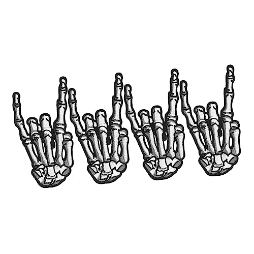 Hemobllo 4Stücke Herz Skelett Stickapplikationen Empfindliche Hutpatches für Kleidung Rucksäcke und Schuhe zum Reparieren und Dekorieren von Textilien Hemobllo 4Stücke Herz Skelett Stickapplikationen Empfindliche Hutpatches für Kleidung Rucksäcke und Schuhe zum Reparieren und Dekorieren von Textilien von Hemobllo