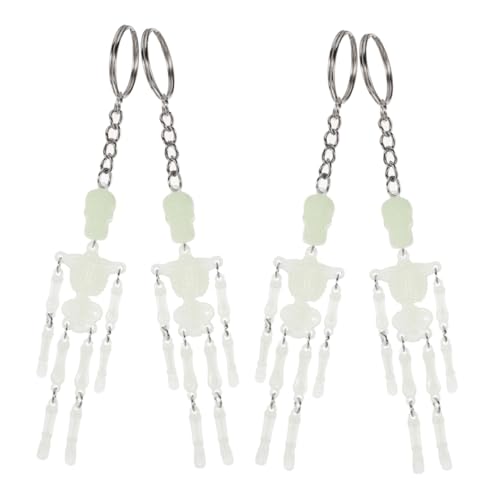 Hemobllo 4Stücke Leuchtende Schlüsselanhänger Dekorative Taschenanhänger im Skelettdesign für Halloween Leuchtet im Dunkeln Kompakte und Leichte Schlüsselanhänger Hemobllo 4Stücke Leuchtende Schlüsselanhänger Dekorative Taschenanhänger im Skelettdesign für Halloween Leuchtet im Dunkeln Kompakte und Leichte Schlüsselanhänger von Hemobllo