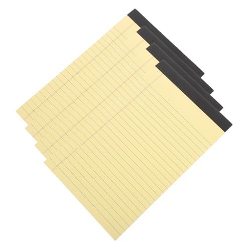 Hemobllo 4Stücke Notizblöcke mit Horizontalen Praktische und Kompakte Schreibpads für Notizen Memos und Zeitpläne für Büro und Zuhause von Hemobllo