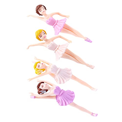 Hemobllo 4Stücke Teiliges Ballerina Figuren Elegante Kuchendekoration für Geburtstagsfeiern Verschiedene Designs und Hochwertiges Material Langlebig und Charmant Hemobllo 4Stücke Teiliges Ballerina Figuren Elegante Kuchendekoration für Geburtstagsfeiern Verschiedene Designs und Hochwertiges Material Langlebig und Charmant von Hemobllo