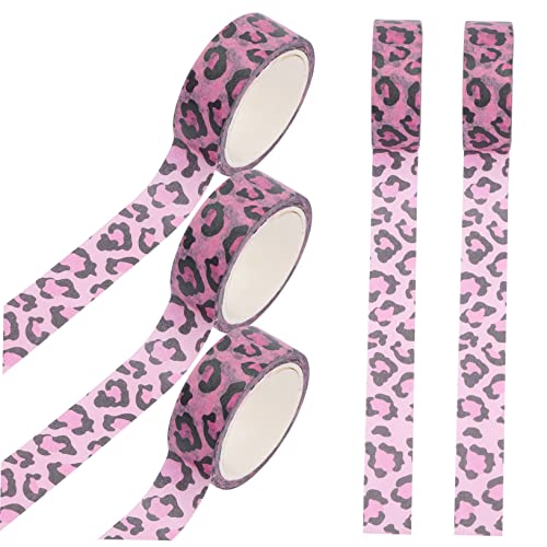 Hemobllo 5 Rollen Leopard Muster Washi Tape Papier Klebeband Dekorativ DIY Basteln Geschenkverpackung Journal Tape Geschenkband Animal Print Aufkleber Hemobllo 5 Rollen Leopard Muster Washi Tape Papier Klebeband Dekorativ DIY Basteln Geschenkverpackung Journal Tape Geschenkband Animal Print Aufkleber von Hemobllo
