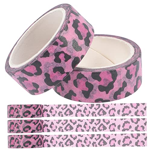 Hemobllo 5 Rollen Leopard Print Washi Tape Masking Tape Tiermuster Klebeband für DIY Tagebuch Scrapbooking Geschenkdekoration Papierband Hemobllo 5 Rollen Leopard Print Washi Tape Masking Tape Tiermuster Klebeband für DIY Tagebuch Scrapbooking Geschenkdekoration Papierband von Hemobllo