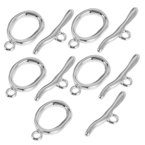 Hemobllo 5 Sätze Vergoldete Ot Schmuckverschlüsse Kupfer Langlebige Kettenverbinder zum Schmuck Selbermachen für Halsketten Armbänder DIY Schmuckzubehör Silberfarbene Ausführung Hemobllo 5 Sätze Vergoldete Ot Schmuckverschlüsse Kupfer Langlebige Kettenverbinder zum Schmuck Selbermachen für Halsketten Armbänder DIY Schmuckzubehör Silberfarbene Ausführung von Hemobllo