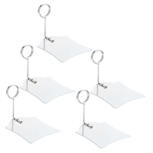 Hemobllo 5 Stück Metall Preisschildhalter für Supermarkt Etiketten Stabile Preisschild Clips für Bäckerei und Einzelhandel Glatte Oberfläche Vielseitig Einsetzbar für Werbe und von Hemobllo