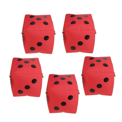 Hemobllo 5 Stück Würfel Ballon Folienwürfelballons Würfelfolienballon quadratische Folienballons Spielballon Ballonspiel Ballondekoration Brettspiel- Aluminiumfolie rot Hemobllo 5 Stück Würfel Ballon Folienwürfelballons Würfelfolienballon quadratische Folienballons Spielballon Ballonspiel Ballondekoration Brettspiel- Aluminiumfolie rot von Hemobllo