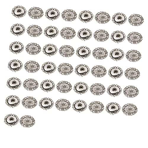Hemobllo 50 Paare Metall Druckknöpfe zum Annähen Press Studs Hochwertige Knöpfe für Kleidung Taschen DIY Bastelbedarf Rostfrei Einfache Montage Vielseitig für Jacken und Handtaschen von Hemobllo