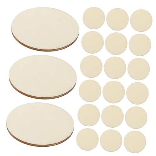 Hemobllo 50 Stück Runde Naturholzscheiben Glatte Oberfläche Leichte Holzscheiben zum Basteln DIY Holzornamente für Malerei Gravur und Dekoration Handliche Holzplättchen für Kreative Hemobllo 50 Stück Runde Naturholzscheiben Glatte Oberfläche Leichte Holzscheiben zum Basteln DIY Holzornamente für Malerei Gravur und Dekoration Handliche Holzplättchen für Kreative von Hemobllo