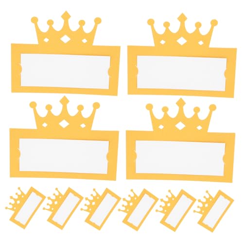 Hemobllo 50 Stücke Crown Hochzeit Tischkarten Name Tisch Karten Zelt Karten Hochzeit Reserviert Karten Für Geburtstag Parteien Bankette Und Tisch Einstellungen von Hemobllo