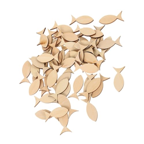 Hemobllo 50Stücke Holzausschnitte für DIY Unfertige Holzfische zum Basteln Glatte Holzoberfläche zum Bemalen Dekoration für Partys und Projekte Hemobllo 50Stücke Holzausschnitte für DIY Unfertige Holzfische zum Basteln Glatte Holzoberfläche zum Bemalen Dekoration für Partys und Projekte von Hemobllo