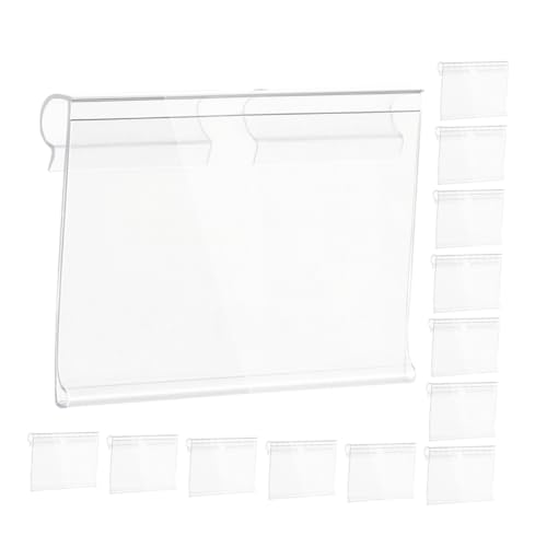Hemobllo 50Stücke Transparente PVC Etikettenhalter für Regale Supermärkten und Geschäften Preisanzeige Robustes Design Einfach Anzubringen Hemobllo 50Stücke Transparente PVC Etikettenhalter für Regale Supermärkten und Geschäften Preisanzeige Robustes Design Einfach Anzubringen von Hemobllo
