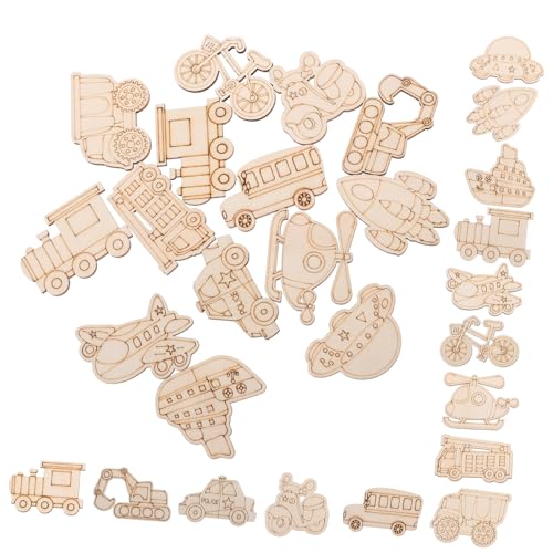 Hemobllo 50Stücke Unvollendete Holzfahrzeugformen Leere Holzscheiben für DIY Bastelprojekte Vielseitige Holzfiguren für Kreative Dekorationen und Geschenkanhänger Gemischte Designs Hemobllo 50Stücke Unvollendete Holzfahrzeugformen Leere Holzscheiben für DIY Bastelprojekte Vielseitige Holzfiguren für Kreative Dekorationen und Geschenkanhänger Gemischte Designs von Hemobllo