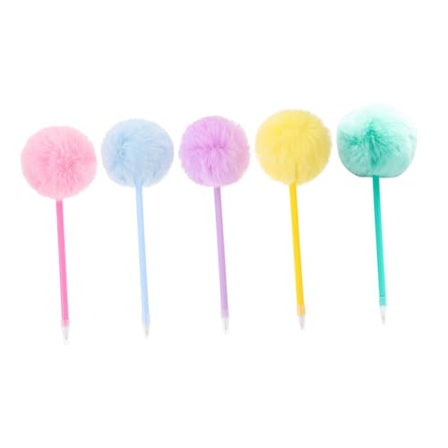 Hemobllo 5Stücke Kugelschreiber mit Niedlichen Pompoms Flauschige Stifte Candy für Schule Büro und für Kreative Schreibwarenliebhaber Hemobllo 5Stücke Kugelschreiber mit Niedlichen Pompoms Flauschige Stifte Candy für Schule Büro und für Kreative Schreibwarenliebhaber von Hemobllo