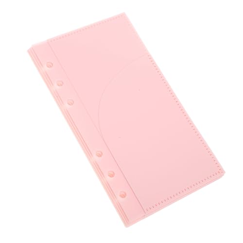 Hemobllo 5Stücke Teilig Wiederverwendbare Binder Einsätze für Lose Geldumschläge aus Robustem Material mit Vorgebohrten Löchern von Hemobllo